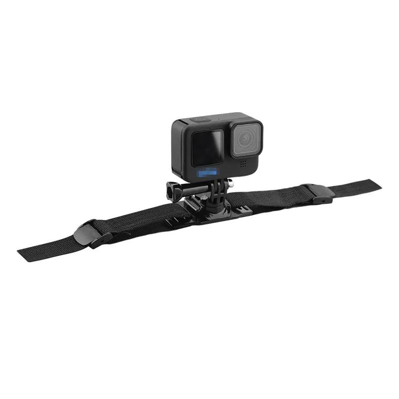 for Gopro 13 12 11 for Insta360 X4 X3 Bike Camera Helmet Mount Strap Attachment with Bracket Adapter Base for DJI Action 5 4 3