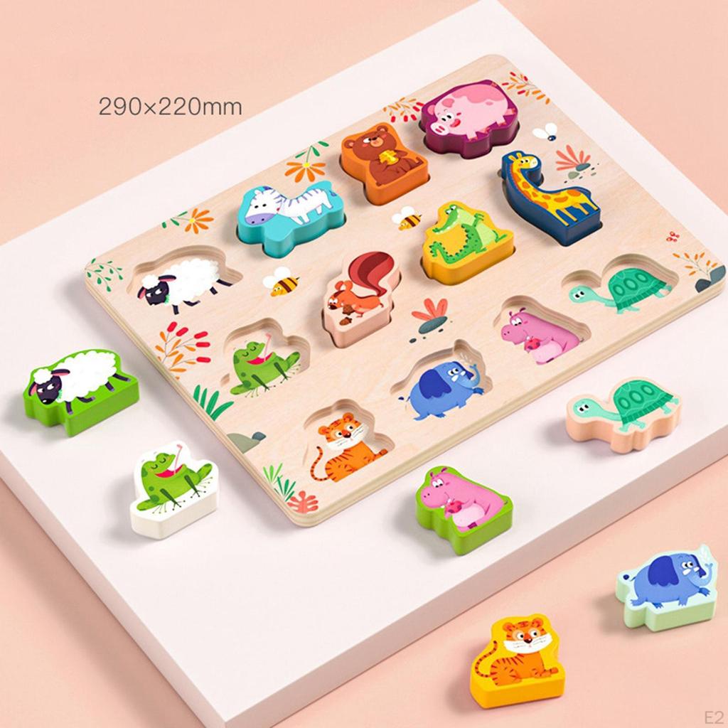 Wooden Puzzle Early Sensorial Development Toy for Gift Interaction