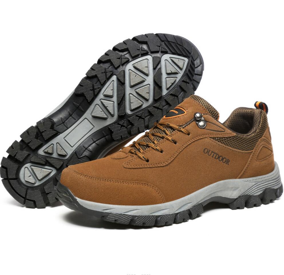 Fashion 2024 Men Non-slip Men Hiking Shoes Breathable Outdoor Wear Resistant Splashproof Climbing Men Sneakers Tourism Mountain Shoes