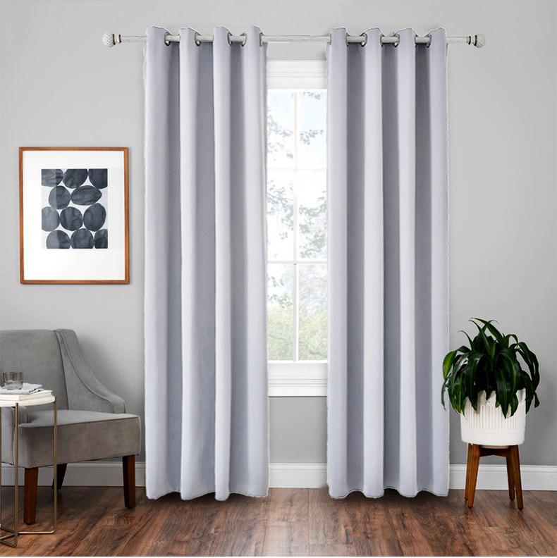 Low Price Drive Dnu High Precision Finished Curtains Blackout Insulation Curtains Solid Color Curtains