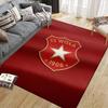 Wisla Krakow Flannel Printed Carpet, Home Sofa Decoration for Living Room & Bedroom, Non‑Slip Play Flannel Floor Mat for Game Room