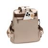 Women's Color Block Backpack Lightweight Water-repellent Multi-functional Shoulder Bag