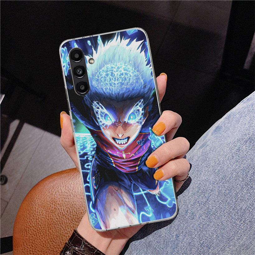 Blue Lock Isagi Yoichi Pouzdro na telefon Pro Samsung Galaxy A17 A16 A15 A14 A13 A57 A56 A55 A54 A53 A37 A36 A35 A34 A33 A26 A25 A24 A23
