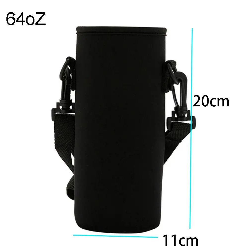 Black Sport Cup Covers Bag Neoprene Mug Bottle Case Water Bottle Cover Bag  Water Bottle