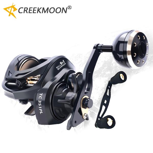 9+1BB Bait Casting Reel 16kg Drag Wide Body Sea Fishing Jig Wheel 6.3:1 Metal + Carbon Fiber Body Jigging Fishing Reel Saltwater