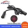 10x35mm 650nm 1mW Red Cross Laser Emitter for Clothing Positioning with External Focusing and DC Interface