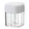 UOTUO 4-in-1 Flip-Top Transparent Spice Jars