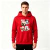 Men's Graphic Print Pullover Hoodie Casual Long Sleeve Comfortable Hooded Sweatshirt