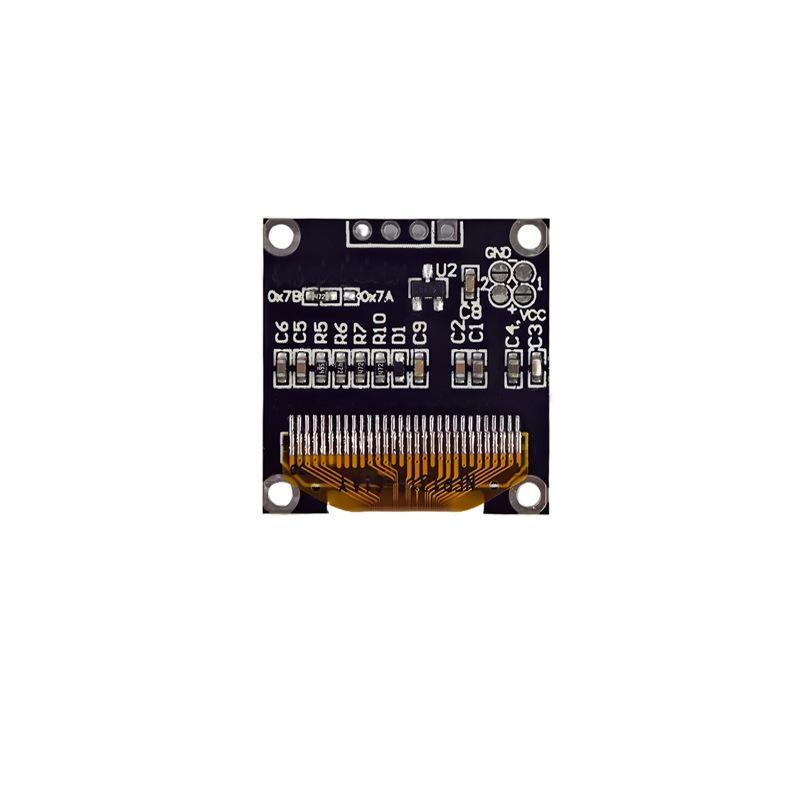 0.96 Inch 128x64 IIC 4pin OLED Display Module High Contrast Screen Board for Microcontroller Electronic Test DIY Projects