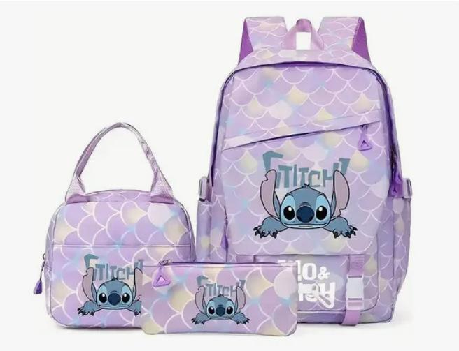 TS JYL laptop bag,Stitch Backpack Lightweight Large School Bag For Grade 1-6 Students