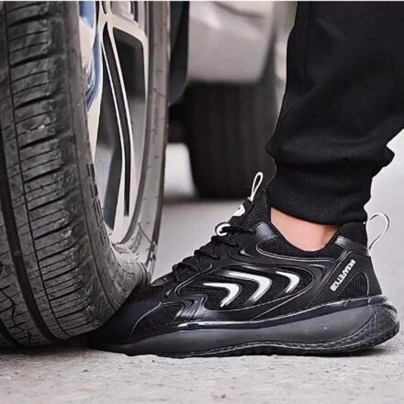 Fashion Women's Shoes Indestructible Safety Shoes Men Work Sneakers Light Security Boots Men Puncture-Proof Work Boots Steel Toe Shoes