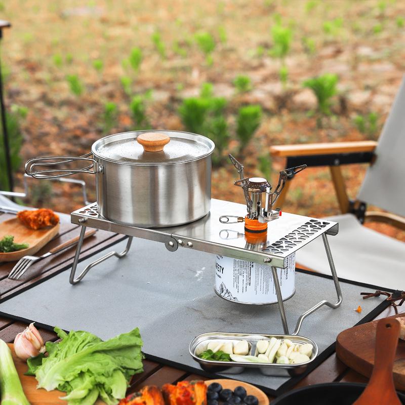 Ultra-Light Portable Mini Butane Gas Stove for Camping, Cycling, and Fishing