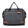 Men's Briefcase Canvas Large Capacity Men's Business Handbag Fashionable Shoulder Big Bag Casual Crossbody Bag Travel Handbag