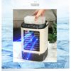 USB plug-in portable evaporative water cooling fan dual spray mode three-speed wind speed enhanced air supply 900ml large water tank with ice box bed