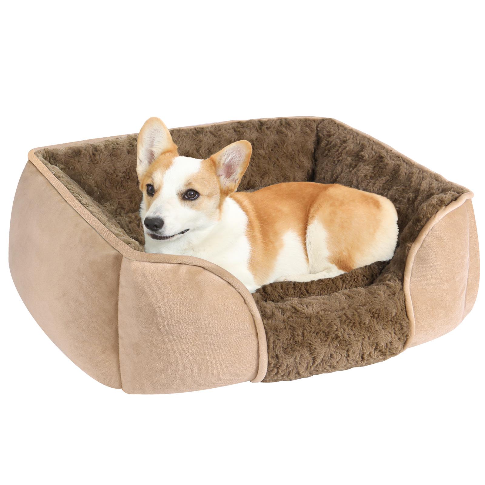 Four Seasons Washable Pet House: Large/Small Dog & Cat Bed 50x46x15 cm