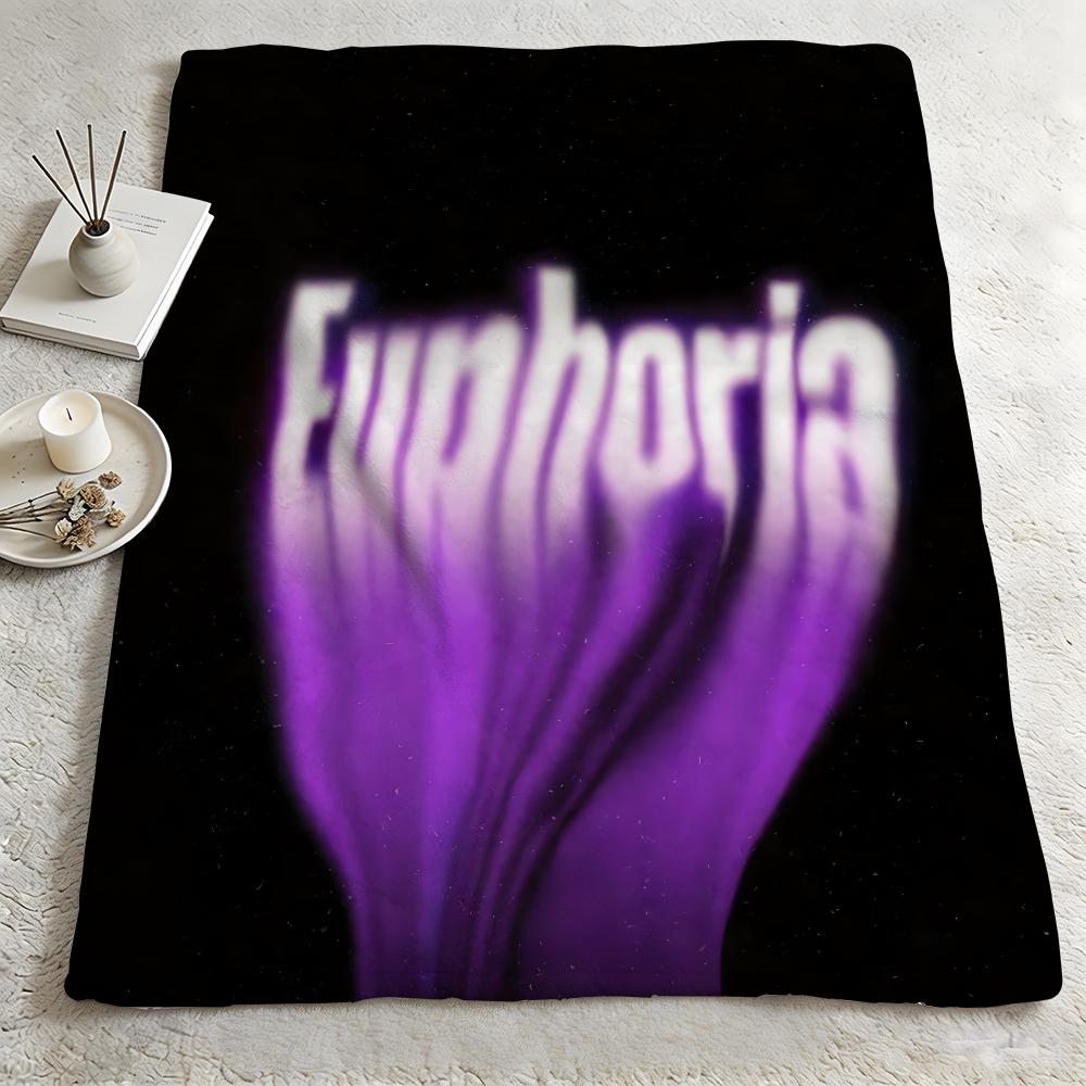 drama EEuphoriaa Throw Warm Soft Flannel Blanket Multiuse for Sofa Bed Camping Travel Nap
