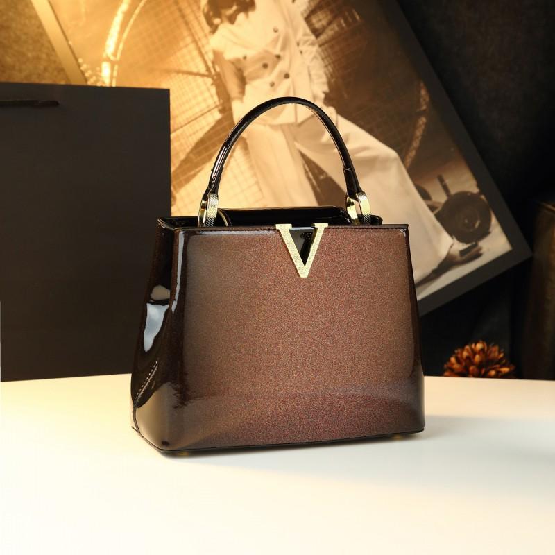 Womens Versatile Casual Tote Bag Minimalist Commuter Shoulder Crossbody In Gradient Colors