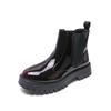 Men's British Style Chelsea High-Top Martin Boots, Slip-On Barrel Design for Spring and Autumn