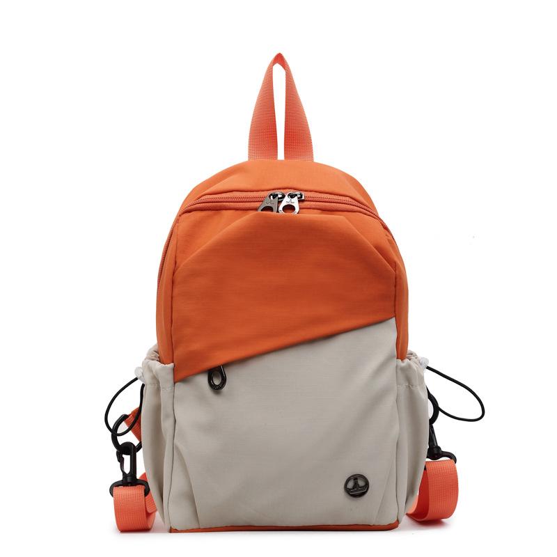 

Унисекс Рюкзак и сумка кроссбоди в стиле колор-блок для занятий спортом на открытом воздухе 20*12*28 cm оранжевый