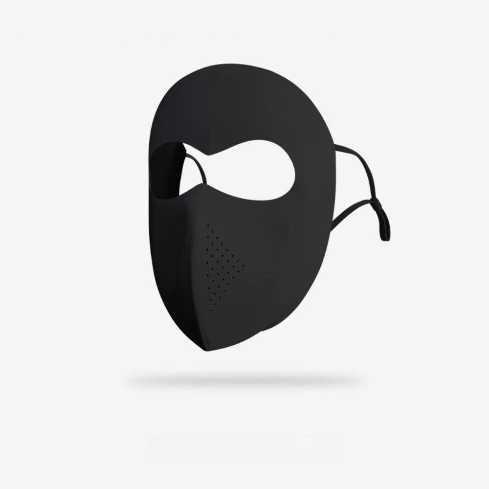 Elegant Sun-protection Mask Nylon Ice Silk Drinking Mask  Outdoor Activities