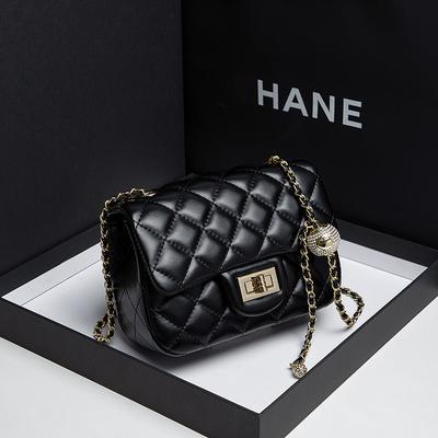Tote Shoulder Women's Bag 2023 New Tide Small Fragrance Leather Fashion Lingerie Chain Crossbody Bag