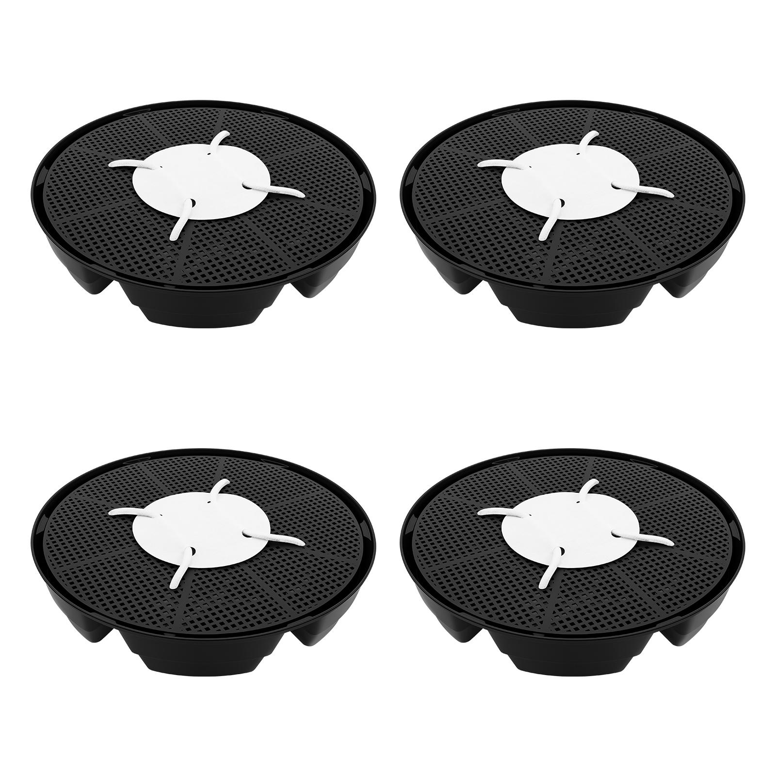 

4 шт. Самополивающийся поддон для растений 2,8 л Цветочный горшок Самополив Подставка-поддон для растений Хлопковый шнур для декоративного комнатного сада