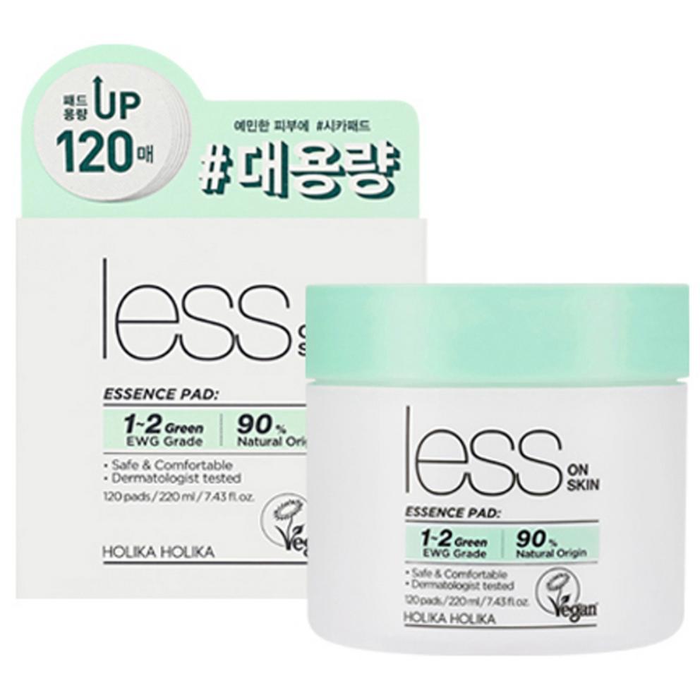 [Holika Holika] Less On Skin Essence Pad 220ml, 120 sheets
