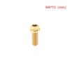 Versatile M6 Titanium Flanged Hexagon Head Bolts Suited for Bike Moto Car Projects