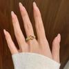 Xiaohongshu New Chinese Style Gourd Ring: Women's 2026 Light Luxury Index Finger Jewelry