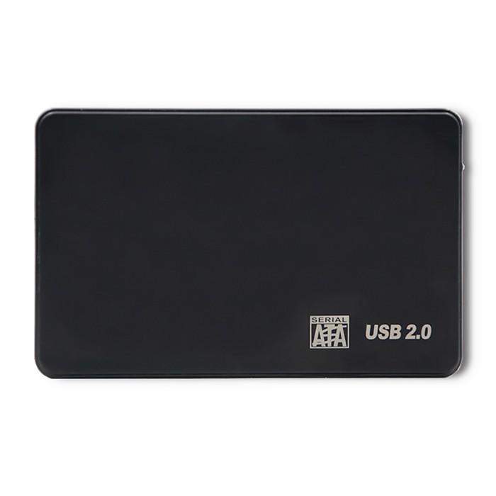 Qoltec Enclosure/Bay for 2.5" SATA3 HDD/SSD Drives | USB 2.0 | Black