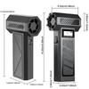Cordless Air Pump Electrics Turbo Jet Fan 130,000RPM Strong Blowing Booster Pump Kit Air Duster Cleaner Air Blower Portable Fan