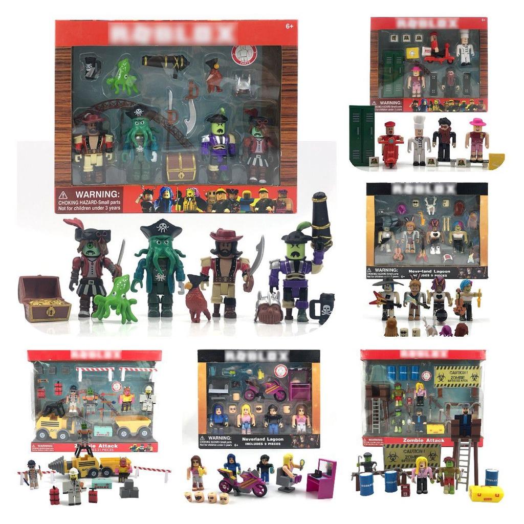 Figures Sets Robot Boys Girls Gift Toy Cake Topper Collection Merchandise