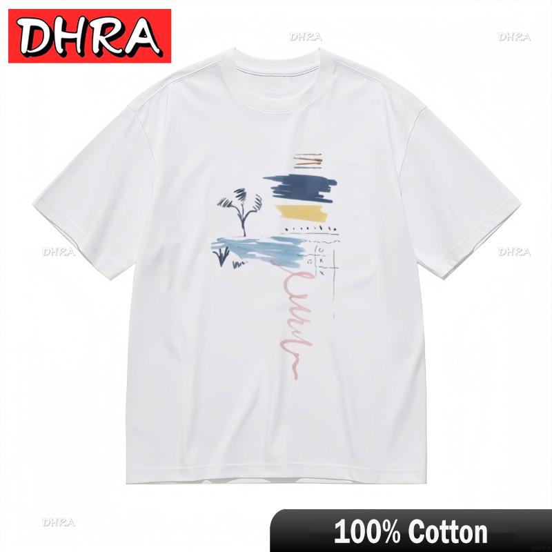 Unisexs Trend Breathable Classic TShirt Abstract Doodle Pink Text 100 Cotton Tee Urban Stylish Aesthetic Tshirts Tops Nostalgia 4XL