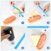 10/30Pcs Food Vacuum Bags 3 Size Reusable Vacuum Seal Bags Clear Vacuum Zipper Sealer Food Storage Bag for Vegetables Fruit Meat