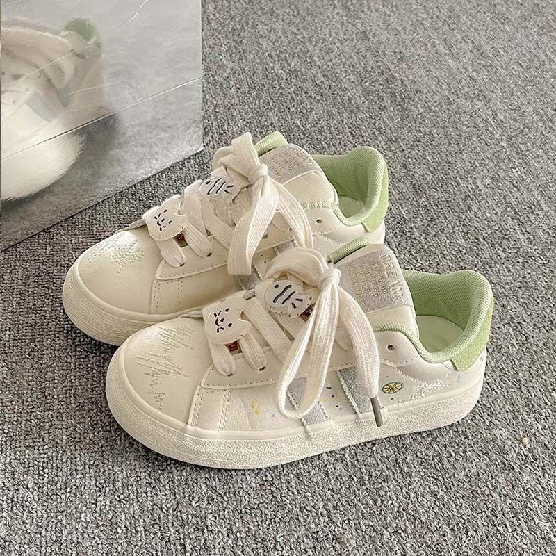 Original Niche Platform White Shoes Women's Spring New Board Shoes Student Versatile Casual Shoes Tide