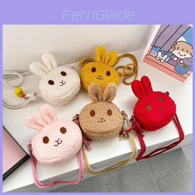 Adorable Plush Bunny Crossbody Bag For Girls Featuring Soft Breathable Material