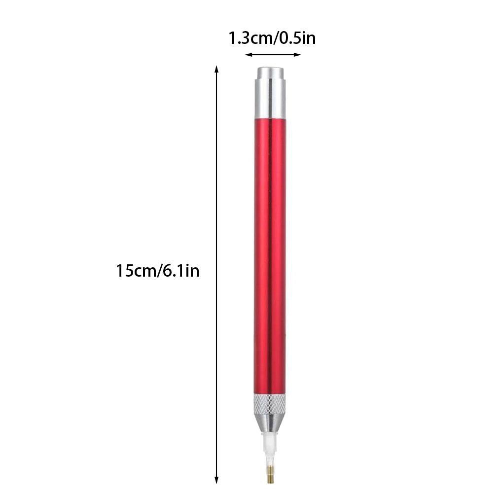 Wear-resistant Luminous Painting Tool Handy Sticker Lighting Professional Replaceable Battery Charged Point Drill Pens