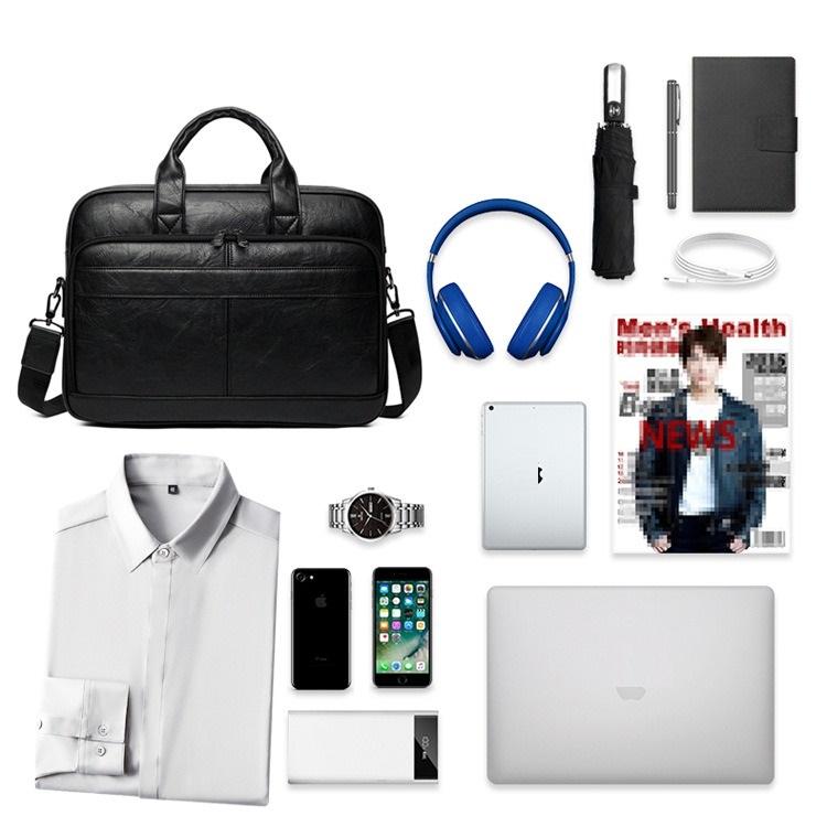 Men's Handbag Large Capacity Briefcase Business Computer Bag 42*8*30cm