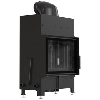 Stahlkaminofen KRATKI FLOKI S 8 kW Ø 160 schwarz Thermotec-Auskleidung