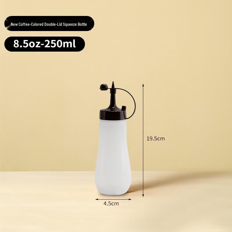 ZISIZ Food-Grade Plastic Squeeze Sauce Bottle