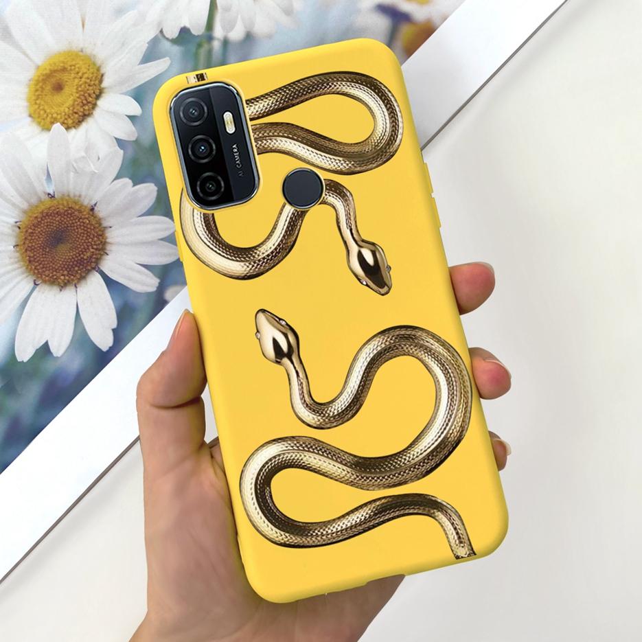 For Oppo A53 A53s Case Cute Fashion Cartoon Painted Cover Soft TPU Phone Case For Oppo A53s A 53 S OppoA53 S Fundas Coque Bumper