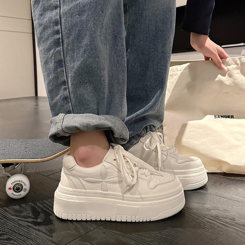 Platform white shoes women's new height increase summer breathable women's shoes casual shoes sports shoes women's shoes children