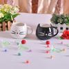 Creative Cute Black and White Cat Ceramic Cup, Water Cup, Cup Painted Ceramic Cup Mug