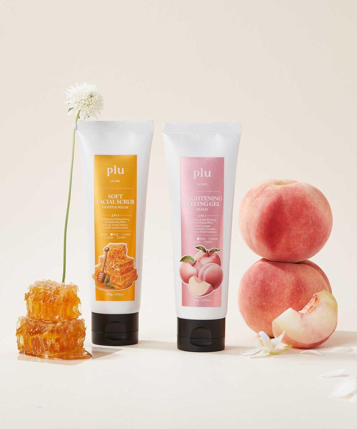 Soft & Brightening Facial Scrub 100g x 2 pitch