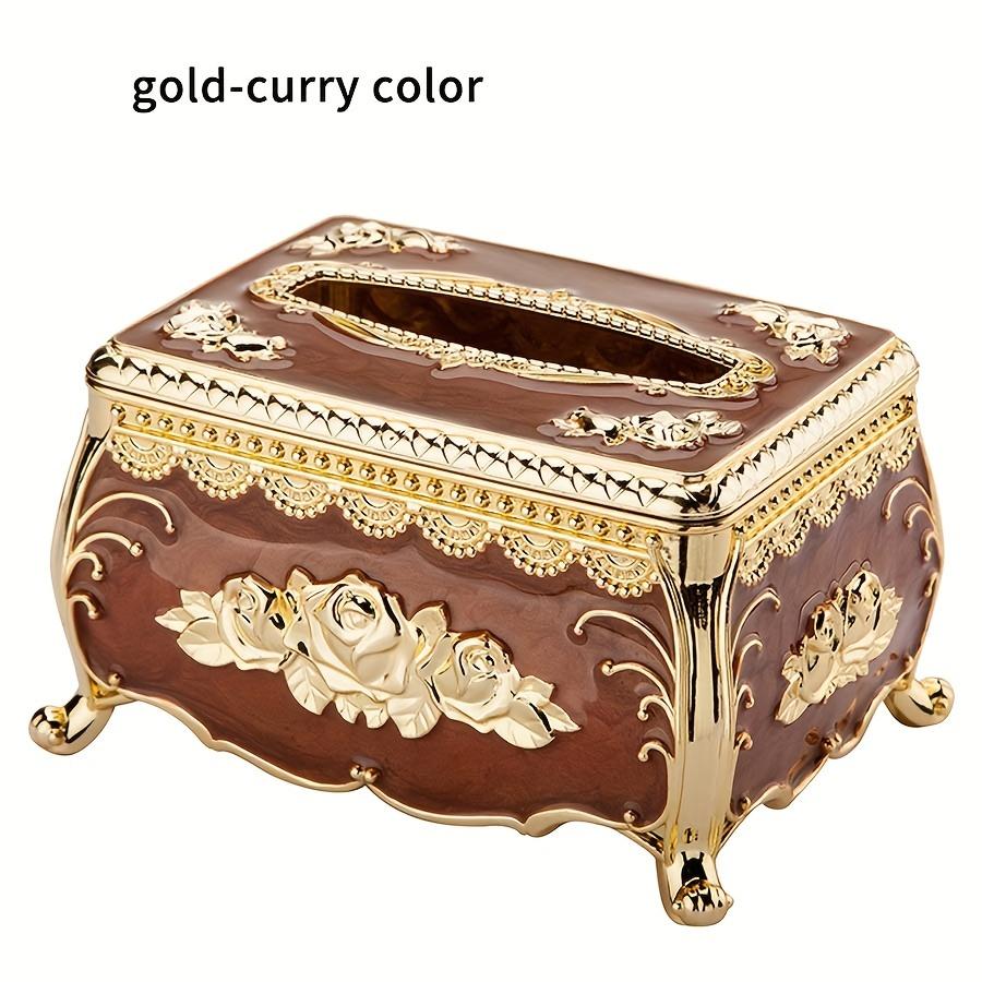 [Luxury Light Creative Drawer Box] European-style Tissue Box, Home Living Room, Coffee Table, Drawer Box, Creative Light Luxury, KTV Paper Drawer