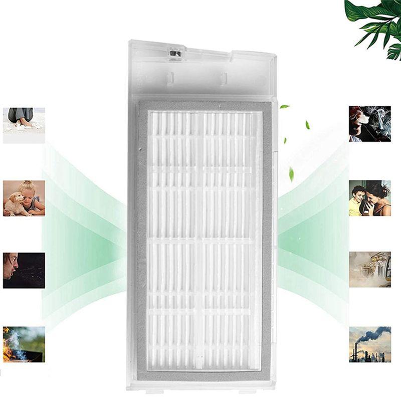 A84X-15PCS For XCLEA H30 Plus/H40 Plus Robot Vacuum Cleaner Replacement Main Side Brush Hepa Filter Mop Cloth Dust Bag