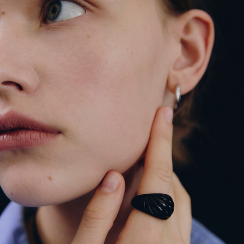 VINTAGE HOLLYWOOD Cozy Tinted Wave Ring_VH2579RI002M