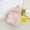 New high-value, fresh and sweet candy-colored bow backpack, lightweight backpack for junior high school students