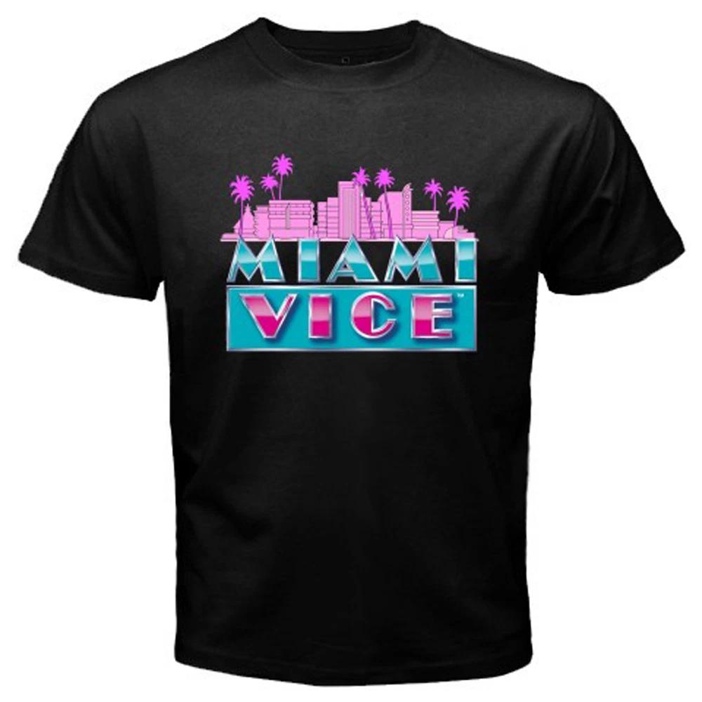 MIAMI VICE Classic TV Series Don Johnson Men s Black Size S-5XL S