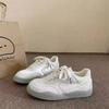 Campus Niche Design Thick Baseplate Shoes Women's Autumn New Breathable Versatile White Shoes Tide